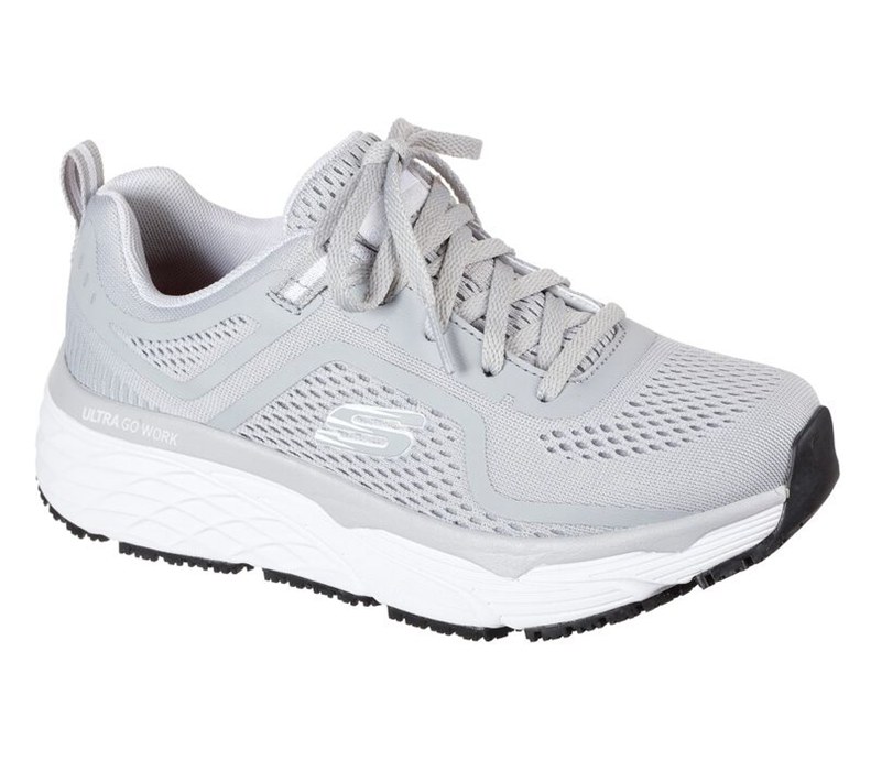 Skechers Dam Grå Snörskor - Work: Max Cushioning Elite Sr - Banham - Sverige (WADMC-4671)